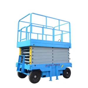 CE ISO IPAF Scissor Lift Platform ราคาไฟฟ้า 3 M 4 M 5 M 6 M 7 M 8 M 9 M 10 M กึ่งโทรศัพท์มือถือมินิ lifters ไฮโดรลิคสำหรับนั่งร้าน