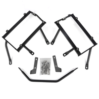 Adapté pour CF MOTO MT450, coffre à trois compartiments, cadre de coffre latéral en alliage d'aluminium pour moto, coffre 450MT