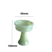 Bougie aromatique en marbre de jade de style français, tasse, décoration de style avancé, ornements décoratifs, quatre saisons, poudre, vert forêt tropicale, brun