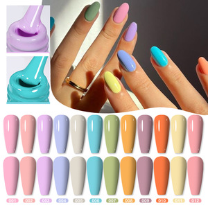 Suministros de <span class=keywords><strong>uñas</strong></span> personalizados únicos estándar profesional 12 colores <span class=keywords><strong>Pastel</strong></span> Gel Polish Collection Set Gel Nail Polish - Product Image 3