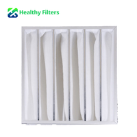 Filter Udara Kantong HVAC Berkualitas Tinggi Grosir dari Cina untuk Sistem Ventilasi Ruang Bersih Penghilang Debu