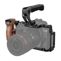5D Mark III/IV için Üst Saplı Kamera Kafes Kiti, Alüminyum Alaşımlı Çizilmez Taşınabilir Video Vlog Teçhizatı