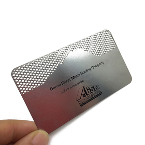 Kim loại bạc Kinh Doanh Cá Nhân Thẻ khắc thép không gỉ tùy chỉnh tên nơi nhôm Sticker tùy chỉnh nhôm thẻ tưởng niệm - Product Image 6