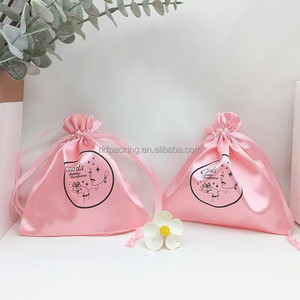 새틴 란제리 더스트 백, 섬세한 의류 및 속옷을 위한 졸라매는 끈 보관 파우치 - Product Image 4