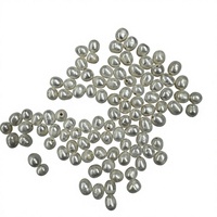 Perles de riz en gros de 7-8 mm avec grand trou de 2 mm, perles à gros pores, perles d'eau douce naturelles pour la fabrication de bijoux