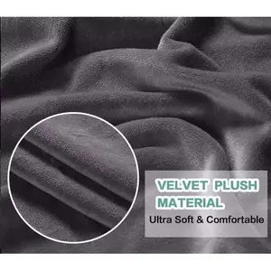 Housse de canapé en velours extensible Elleine, ensemble de 3 pièces, taille futon, style moderne, lavable en machine, protecteur - Product Image 3