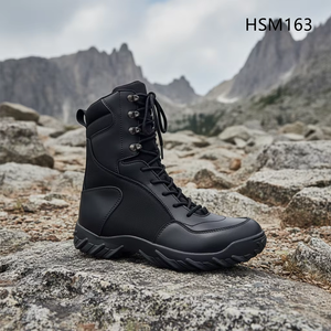 Botas <span class=keywords><strong>de</strong></span> Combate ZH, Resistentes al Desgarro, <span class=keywords><strong>de</strong></span> Gamuza Natural, para Entrenamiento en el Desierto, con Suela <span class=keywords><strong>de</strong></span> Goma Resistente, Color Bronceado, Modelo HSM163 - Product Image 4