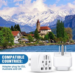 Mỹ nhật bản tiêu chuẩn du lịch cắm Adapter phổ travel adapter cắm chuyển đổi ổ cắm nhỏ cắm - Product Image 2