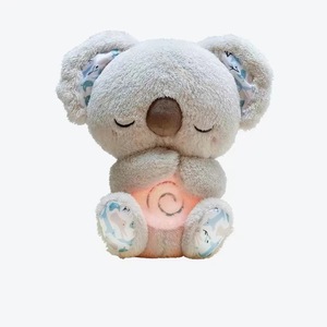 Bonne vente mignon loutre bébé respiration musique Long mécanisme sommeil apaisant jouet Super doux <span class=keywords><strong>peluche</strong></span> poupée PP ours Koala cadeau - Product Image 1