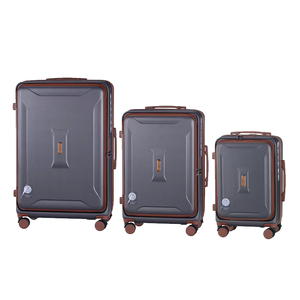 Valise <span class=keywords><strong>cabine</strong></span> 20 pouces en PC rigide, ouverture frontale, unisexe, de luxe, pour affaires, avec serrure et poignée télescopique, colorée, prix abordable, modèle 2026 - Product Image 2