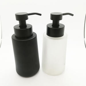 Distributeur de savon à main vide noir mat 500ml bouteille mousseuse pompe distributeur de savon liquide noir bouteille de mousse cosmétique en gros - Product Image 2