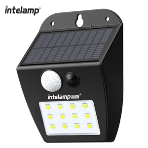 Intelamp Wireless Solar Garden Light <strong>Fence</strong> LED Outdoor Wall Lamp <strong>Security</strong> Lights Motion <strong>Sensor</strong> - Product Image 2