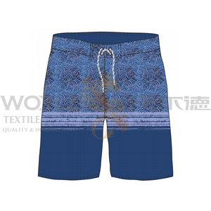 Pantalones cortos de playa para hombre, shorts con estampado Geo y rayas, precio de fábrica, gran oferta - Product Image 3