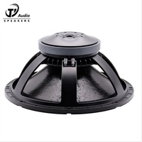 Subwoofer en ferrite de 18 pouces, 2400W, bobine vocale de 4 pouces, 8 ohms, haut-parleur de basses professionnel pour scène et extérieur