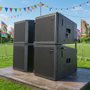 Altavoz Line Array Thinuna L-212 <span class=keywords><strong>de</strong></span> Dos Vías y Rango Completo con Crossover Integrado, Pasivo, Doble <span class=keywords><strong>de</strong></span> 12 Pulgadas, para Giras, Estadios y Conciertos - Product Image 6