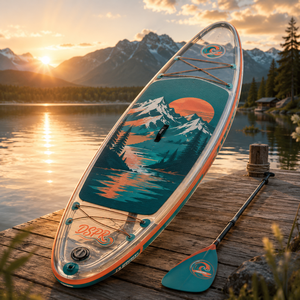 Planche à pagaie transparente innovante, corps résistant à l'usure avec panneau transparent, offre des vues <span class=keywords><strong>fantastiques</strong></span> pour les amateurs de sports nautiques - Product Image 4