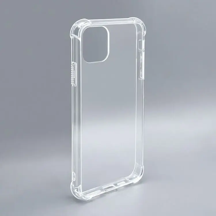 New Luxury 2in1 Acrylic TPU Bumper Airbag Design Shockproof Transparent Hard Mobile Phone Back Cover Case For Nokia 5.1 Plus