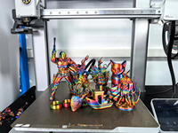 Impresora 3D A1 Combo Versión Global, Alta Velocidad, Multicolor, AMS, Nivelación Automática Completa, Impresora 3D FDM para Modelado Industrial