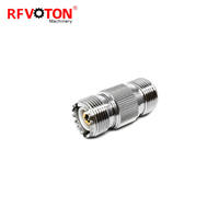 Adaptor 50 Ohm Tipe N Female Jack ke UHF Female Jack RF Coaxial, Stok Tersedia