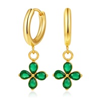 Anting Baja Tahan Karat 316L untuk Wanita dengan Batu Zirkonia Berkilau Perhiasan Fashion Minimalis Hipoalergenik untuk Pemakaian Sehari-hari