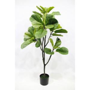Vero aspetto e tocco falso Bonsai pianta da interno piccolo Ficus artificiale Fiddle <span class=keywords><strong>fico</strong></span> albero per tavolo scrivania Decor - Product Image 4