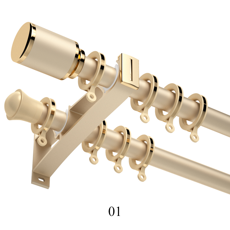 Space Series Roman Rods - Heavy Duty Metal Curtain Poles