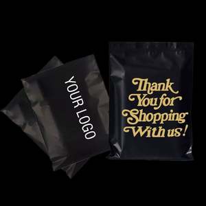 Emballage d'expédition de vêtements biodégradable respectueux de l'environnement 14 x 19 po, sacs d'expédition de remerciement, sacs d'expédition poly pour petites entreprises - Product Image 1