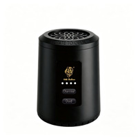 Brûleur d'encens électronique BK-188 OUD, diffuseur d'aromathérapie à bouton-poussoir rechargeable par USB, capacité 0,5L, style Moyen-Orient