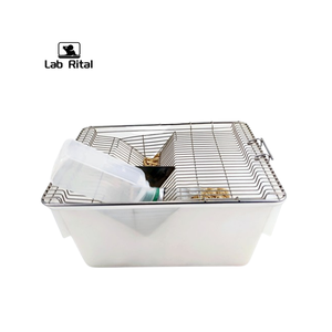 Cage inférieure pour rats de laboratoire Cage d'élevage de laboratoire en PP avec plateau pour souris, souris et rongeurs - Product Image 6