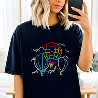Transfert de strass personnalisé de haute qualité, prêt à presser, motif ballon coloré pour T-shirts