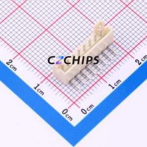 ZX-PH2.0-8PWZ-GW Wire-to-Board Pin Header Bent Lead Through Hole,P=2mm Connector 1x8P 2mm Right Angle Insert PH - Product Image 1