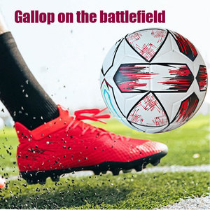 Pallone da calcio di alta qualità formato 1/2/3/4/5 pallone da calcio in pelle sintetica legato termicamente personalizza <span class=keywords><strong>il</strong></span> tuo Logo per la partita e l'allenamento - Product Image 3