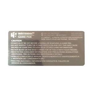 Autocollants pour cartouches de jeux vidéo N64 pour GBA Game Boy Advance - Product Image 4