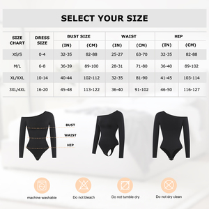 Bán Buôn Giảm Béo Điêu Khắc Sexvy Đầy Đủ Feminino Femme Tummy Liền Mạch Shapewear Bodysuit Dài Tay Áo Bodysuit Tops Cho Phụ Nữ - Product Image 5