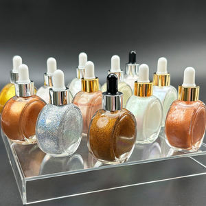 Low MOQ Custom Logo 30ml Organic Waterproof Sunscreen Liquid Body <b>Face</b> Highlighter Private Label All-skin Shimmer Oil - Product Image 2