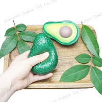 Juguete de aguacate unisex de silicona y goma para apretar, simulación, para niños, nueva tendencia popular