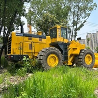 Guter Zustand Komatsu Modell Schwere Baumaschine Gebraucht Rad bagger Lader