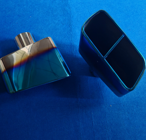 ปลายท่อไอเสียไทเทเนียมแบบเผาสี ขนาด 2.5 นิ้ว แบบสองทาง พร้อมปลายท่อไอเสียสแตนเลสแบบสองทาง สำหรับตกแต่ง - Product Image 6