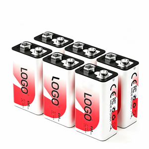 Piles alcalines <span class=keywords><strong>9</strong></span> volts non rechargeables pour appareils photo numériques, manettes de jeu, jouets, horloges, audio professionnel - Product Image 2