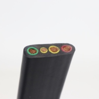 YFFB LIBIN Weiches Kupfer-Litzenkabel Flachkabel 3*35+1*15 10 AWG Spulenform Spezielle Elastische Isolierung -15°C~+70°C 300V/500V Nennspannung