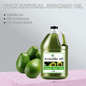 Huile de support d'avocat pure naturelle en vrac GuoEn pour les soins de la peau et du corps et le massage, vente en gros, fabriqué en Chine - Product Image 2