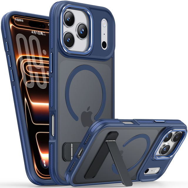 New Magnetic Case for iPhone 17 Pro Max 16 Pro Max 15 Pro Max TPU+PC Frosted Shockproof Matte Back Cover Custom OEM/ODM Logo