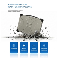 Ordinateur portable robuste de 15,6 pouces lisible en plein soleil, Intel Core I5 I7 I9, pour usage industriel en extérieur, portable renforcé, ordinateur portable robuste IP65