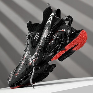 OEM Custom Logo Full Design Blade Shoes Walking Tennis Sneakers Breathable Non Slip Gym Sports <strong>Work</strong> <strong>Trainers</strong> Men's Running Shoes - Product Image 2