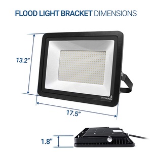 ไฟส่องสว่างกลางแจ้งแบบกันน้ำพิเศษบางเฉียบ 24000lm 300W LED พร้อมมาตรฐาน IP65 แสงขาว 6000K มุมลำแสง 120 องศา ค่า CRI 80 สำหรับใช้ในสวน รุ่น WD-166 - Product Image 4