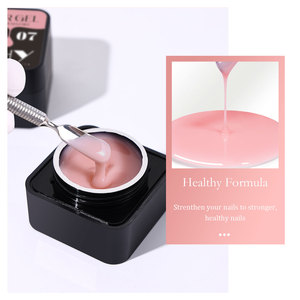 Hanyi Gel de Extensión de Uñas Autonivelante de Bajo Calor Sin HEMA ni TPO, 30ml, 12 Colores, Duración de <span class=keywords><strong>30</strong></span> Días, Gel de Construcción de Uñas OEM - Product Image 5
