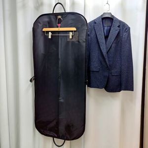 Premium 60*135CM Oxford Men <b>Garment</b> <b>Bag</b> Suit Cover Clothes <b>Bags</b> With Embroidery logo Waterproof Dust Cover <b>Bag</b> With PU Handle - Product Image 5