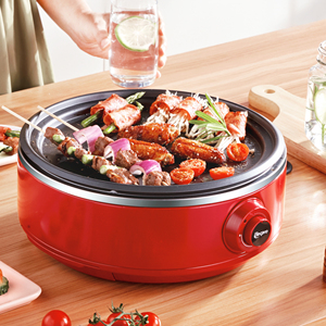 กระทะย่างไฟฟ้ากระทะย่างไม่ติดกระทะขนาด12นิ้ว1000W - Product Image 6