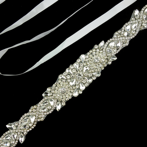 open lace back dress Sparkle Diamond Belt Full Diamante Shiny Belt main image 1