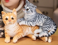 Simulation Mignon Jouet En Peluche Chat Paresseux Réaliste Chat Réaliste Jouet En Peluche Chat Animal En Peluche
